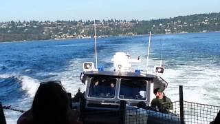 King County WA Sheriff practices boarding ferry