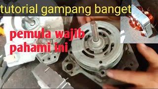 Technik lengkap gulung mesin cuci.rinci banget