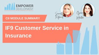 IF9 CII Module Summary (Customer Service in Insurance)