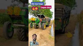 Troli fusgai johndeer ki #tranding #villagebloger #latestnews #viralnews #farming #farmequipment