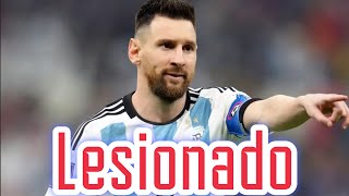 A lesão do Messi parece ser mais séria do que se esperava!!!