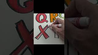 Coloring  ABC Letters V to Z Alphabet #alphabetforchildren