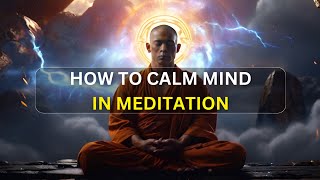 Calm Your Mind: Buddha's Wisdom on Meditation 🧘‍♂️ | Beginners Guide for Inner Peace