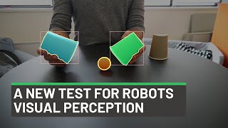 The three cup monte game: A new test for robots visual perception