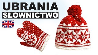 Learn Polish Vocabulary - Clothes 4 (Ubrania)