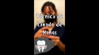 Técnica de lavado de manos