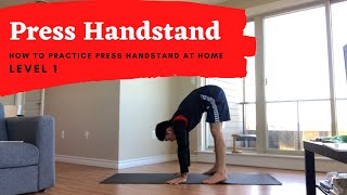 Press Handstand Level 1 :Conditioning lesson at home !! Level 1