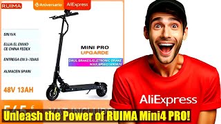 Unleash the Power with RUIMA Mini4 PRO - The Ultimate BLDC HUB Electric Scooter Review!