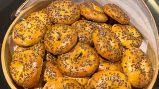 طريقة وتقنية البانيني (panini) مع طريقة سهلة ومختصرة بعجينة مميزة للباكلز (bagels)