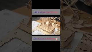 Drewniany Diabelski Młyn Mechanizm nakręcany 😍😍 #shorts #shortvideo #woodworking #wood