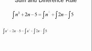 Basic Integration Rules Jim and Mike