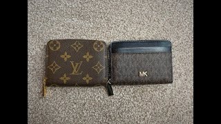 Louis Vuitton Small Coin Purse Comparison to Michael Kors Small Coin/Card wallet