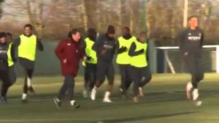 ★ Edin Dzeko - First Day Training With Manchester City ★