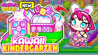 KAWAII KINDERGARTEN IN AVATAR WORLD | RICH KIDS IN NEW HOUSE MAKER | PAZU