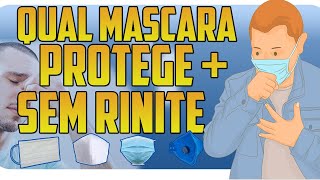 Qual a Melhor MÁSCARA para RINITE e CORONAVÍRUS