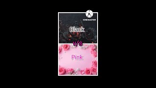 black vs pink / 🖤vs💗 / Part 1/ #blackpink  #shorts #trending #viral / kdisa