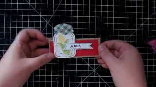 "Think Outside the Jar" #1 - Picnic Place Cards - featuring Stampin' Up!