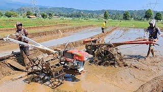 Traktor kerja ngebut air tidak mendukung