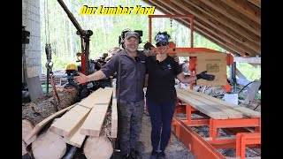 DID YOU KNOW?   Lumber Was This Easy To Make?   Building Our Off Grid Post And Beam Building.