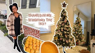 VLOG | organizing, Thanksgiving + decorating the Christmas tree