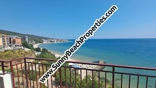 Beachfront Stunning Sea View 1-bedroom Penthouse Flat for sale Panorama Fort Beach St vlas Bulgaria