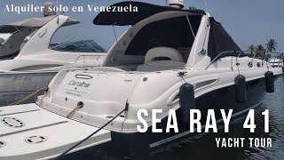 Yate Sea Ray 41 Disponible en Alquiler por Las Islas Mochima 🇻🇪⚓