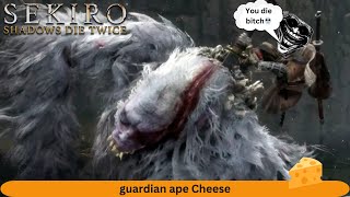 Sekiro Guardian Ape Cheese Strategy: Beat the Boss Without Taking Damage!