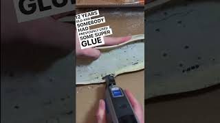 Factory glue removal: Air Jordan 3 Black Cement