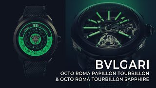 Los dos nuevos Octo Roma Titanium Tourbillons en negro y verde | Klokker