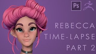 Zbrush Speed Sculpt - Rebecca Part 2