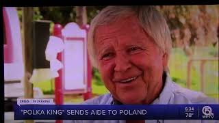 Jan Lewan with Humanitarian Aid to Ukraine. Channel 5.