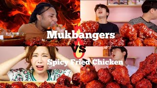 MUKBANGERS VS. SPICY FRIED CHICKEN