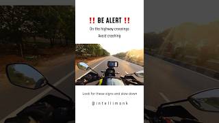 Beware specially when riding at high speeds 🏍️🏍️ #suzukivstrom #highway #rules #ridesafe