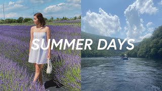 vlog: july 4th fireworks, lavender field, staying in a christmas mansion