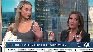 Jewelry with Your Athleisure Clothes with Ashley Gold on WXYZ Detroit