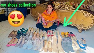 My shoes collection ap Sab Ko Milegi 100 100 Rupe￼ Main 😂