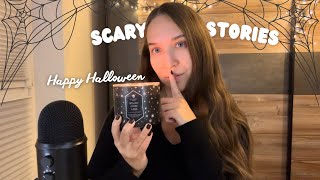 ASMR Scary Stories for Halloween 👻🖤 (Close Up Whispering)