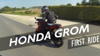 First Time Riding A Honda Grom And Top Speed Run (Honda Msx 125)