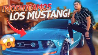 Primeras MODIFICACIONES al MUSTANG || estos rines se le ven mejor?