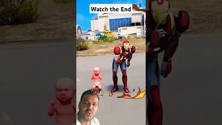 GTA V : RANDOM RED HULK VS RED BABY😱#shorts #gta5