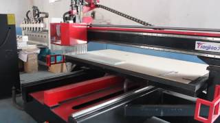 table movable cnc router for FRP-styrofoam cutting