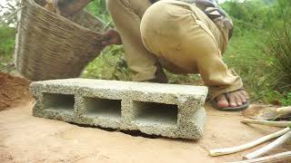 Simple  Quail Bird Trap Using Floor