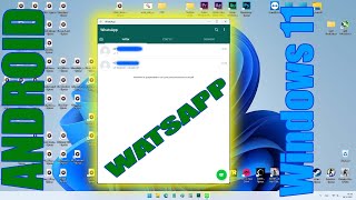 Андроид приложения в Windows 11? Жрет память, но РАБОТАЕТ!!! Полноценный Watsapp в windows 11.