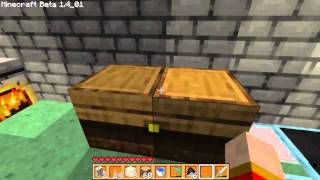 Co-op Let's Play Minecraft part 18 - Glass anyone?