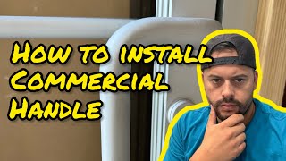 How To Install A Commercial Storefront Glass Door Handle | Door Closers USA