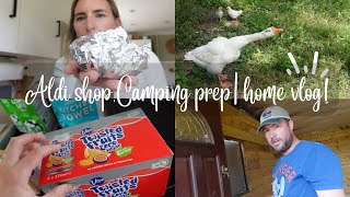 ALDI SHOP, CAMPING PREP... A HOME VLOG / CATCH UP!