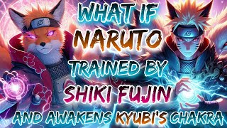 What If Naruto Trained By Shiki Fujin And Awakens Kyubi's Chakra