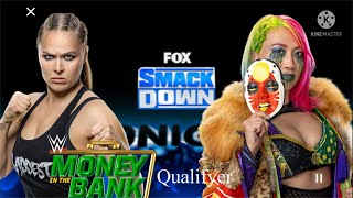 WWE2K22 SMACKDOWN RONDA ROUSEY VS ASUKA MITB QUALIFYER