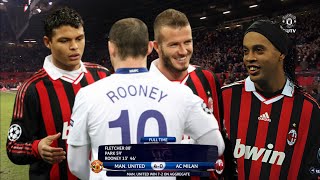 Beckham and Ronaldinho will never forget Wayne ROONEY's performance on this day