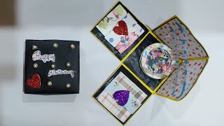 Easy birthday gift Box ll Amazing Gift Box ll Tutorial ll Sai Hanshitha.